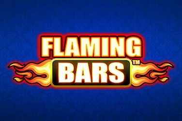 Flaming Bars Slot Logo Playtech
