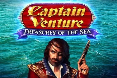 Captain Venture Treasures of the Sea Logo Slot Machine Novomatic